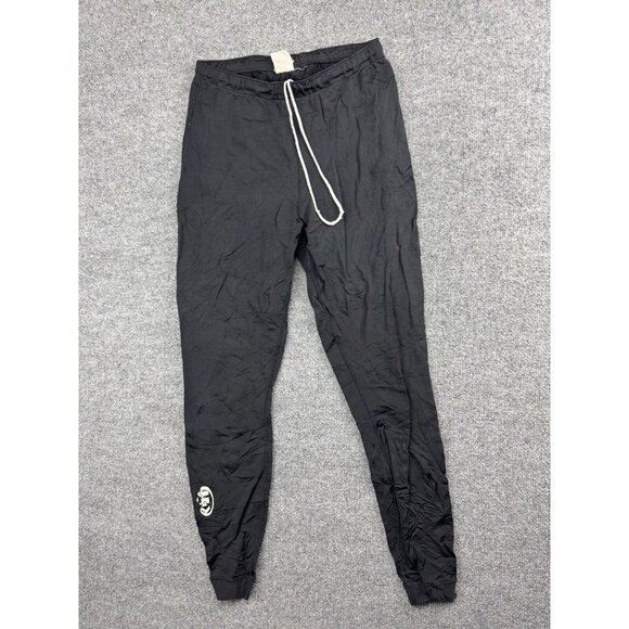 Louis Garneau Cycling Pants Men's Medium Black Drawstring Tapered Stretch Active - Picture 1 of 9